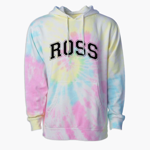 Ross Elementary School Varsity Arch Premium Tie-Dye Hoodie