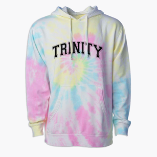 Trinity Christian Varsity Arch Premium Tie-Dye Hoodie