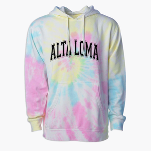 Alta Loma Junior High School Varsity Arch Premium Tie-Dye Hoodie