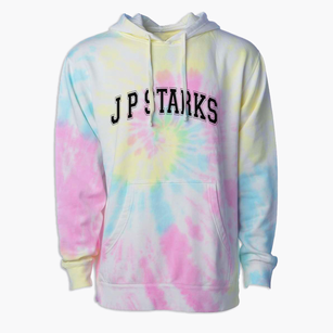 J P Starks Elementary School Varsity Arch Premium Tie-Dye Hoodie