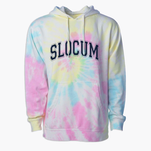 Slocum High School Varsity Arch Premium Tie-Dye Hoodie