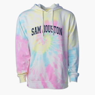 Sam Houston Early Learning Center Varsity Arch Premium Tie-Dye Hoodie
