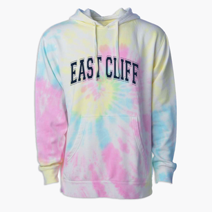 East Cliff Elementary School Varsity Arch Premium Tie-Dye Hoodie