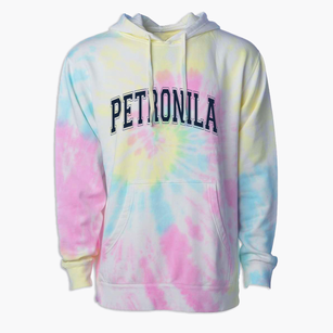 Petronila Elementary School Varsity Arch Premium Tie-Dye Hoodie