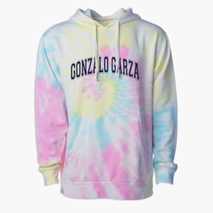 Gonzalo Garza Independence High School Varsity Arch Premium Tie-Dye Hoodie