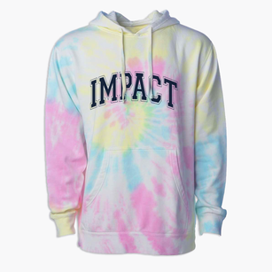 Impact Early College High School Varsity Arch Premium Tie-Dye Hoodie