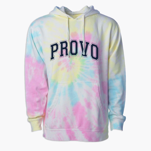 Provo High School Varsity Arch Premium Tie-Dye Hoodie