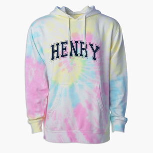 Henry Elementary School Varsity Arch Premium Tie-Dye Hoodie