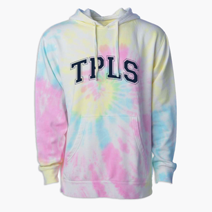 Tpls Christian Homeschool Varsity Arch Premium Tie-Dye Hoodie