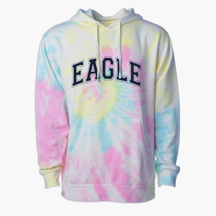 Eagle School Intermediate Varsity Arch Premium Tie-Dye Hoodie