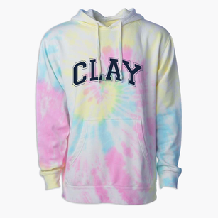 Clay Christian Academy Varsity Arch Premium Tie-Dye Hoodie