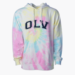 Our Lady Of The Valley School Varsity Arch Premium Tie-Dye Hoodie