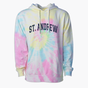 St Andrew Parish Varsity Arch Premium Tie-Dye Hoodie