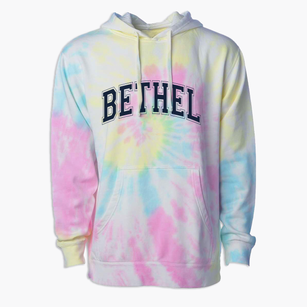 Bethel Baptist School Varsity Arch Premium Tie-Dye Hoodie