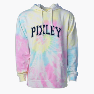 Pixley Elementary School Varsity Arch Premium Tie-Dye Hoodie