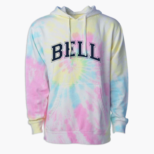Bell Junior High School Varsity Arch Premium Tie-Dye Hoodie