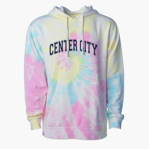 Center City High School Varsity Arch Premium Tie-Dye Hoodie