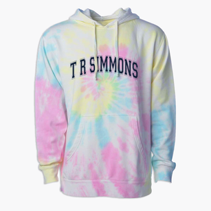 T R Simmons Elementary School Varsity Arch Premium Tie-Dye Hoodie