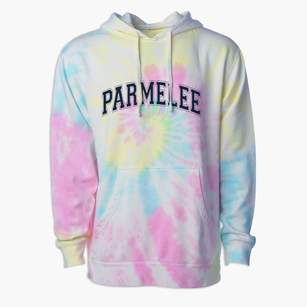 Parmelee Elementary School Varsity Arch Premium Tie-Dye Hoodie