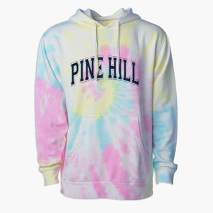 Pine Hill School Varsity Arch Premium Tie-Dye Hoodie