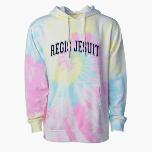 Regis Jesuit High School Varsity Arch Premium Tie-Dye Hoodie