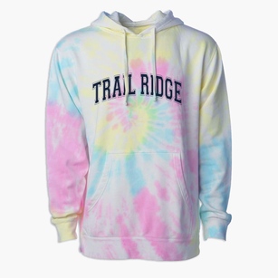 Trail Ridge Middle School Varsity Arch Premium Tie-Dye Hoodie