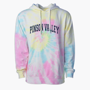 Pinson Valley High School Varsity Arch Premium Tie-Dye Hoodie
