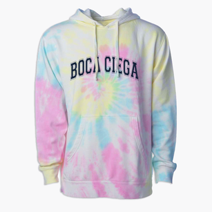 Boca Ciega High School Varsity Arch Premium Tie-Dye Hoodie