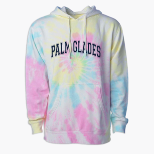 Palm Glades Prep Academy Varsity Arch Premium Tie-Dye Hoodie