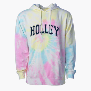 Holley Elementary School Varsity Arch Premium Tie-Dye Hoodie