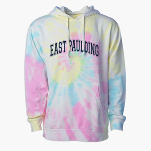 East Paulding Middle School Varsity Arch Premium Tie-Dye Hoodie
