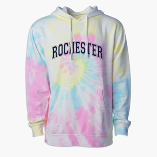Rochester Middle School Varsity Arch Premium Tie-Dye Hoodie