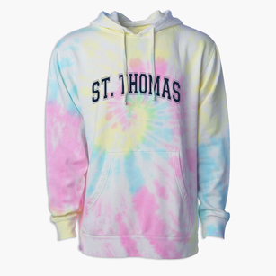 Saint Thomas Of Canterbury School Varsity Arch Premium Tie-Dye Hoodie