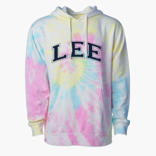 Lee Elementary School Varsity Arch Premium Tie-Dye Hoodie