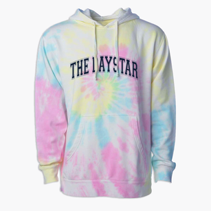 The Daystar School Varsity Arch Premium Tie-Dye Hoodie