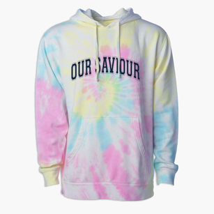 Our Saviour Lutheran School Varsity Arch Premium Tie-Dye Hoodie