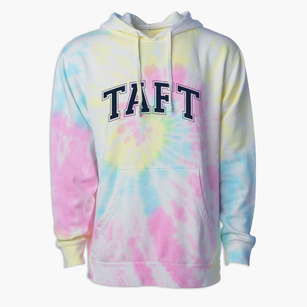 Taft High School Varsity Arch Premium Tie-Dye Hoodie