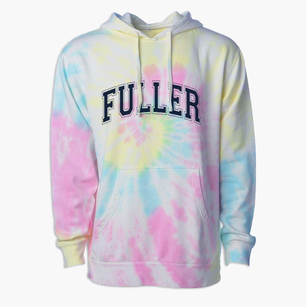 Fuller Elementary School Varsity Arch Premium Tie-Dye Hoodie