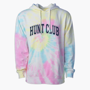 Hunt Club Elementary School Varsity Arch Premium Tie-Dye Hoodie