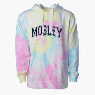 Geneva Epps Mosley Middle School Varsity Arch Premium Tie-Dye Hoodie