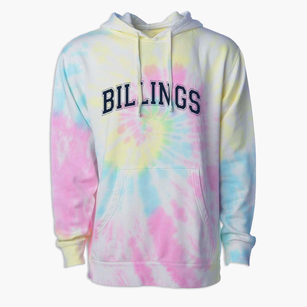 Billings Elementary School Varsity Arch Premium Tie-Dye Hoodie