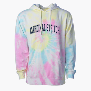 Cardinal Stritch High Varsity Arch Premium Tie-Dye Hoodie