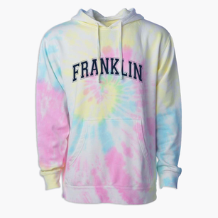 Franklin Elementary School Varsity Arch Premium Tie-Dye Hoodie