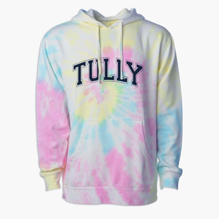Tully Accelerated Magnet School Varsity Arch Premium Tie-Dye Hoodie