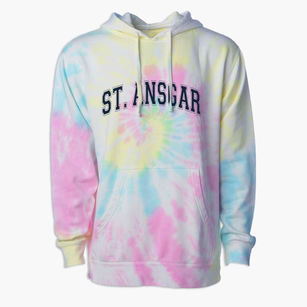 Saint Ansgar Middle School Varsity Arch Premium Tie-Dye Hoodie