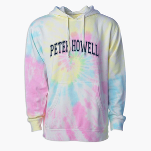 Peter Howell Elementary School Varsity Arch Premium Tie-Dye Hoodie
