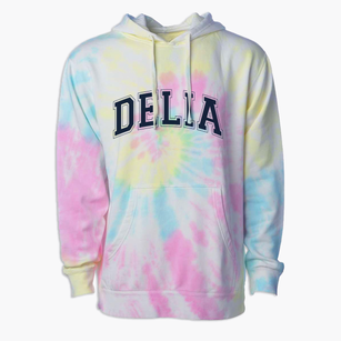 Delia Elementay School Varsity Arch Premium Tie-Dye Hoodie