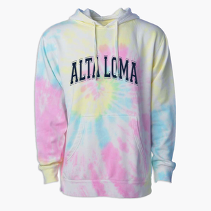 Alta Loma Elementary School Varsity Arch Premium Tie-Dye Hoodie