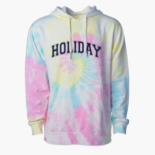 Holiday Elementary School Varsity Arch Premium Tie-Dye Hoodie