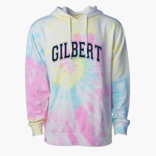 Gilbert Christian Varsity Arch Premium Tie-Dye Hoodie